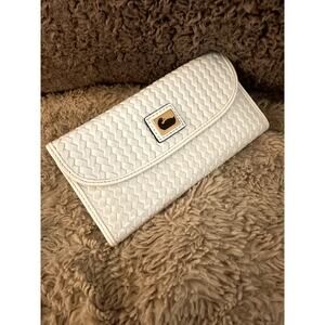 Dooney & Bourke Women's Leather Camden Woven Clutch Wallet